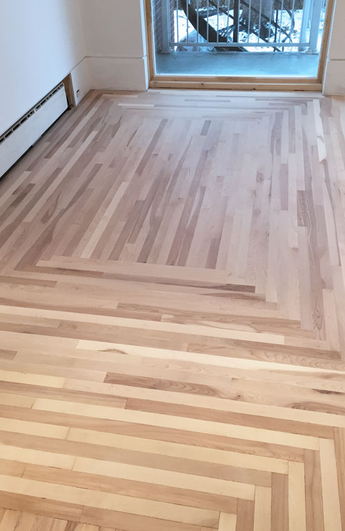 Installation de plancher de bois